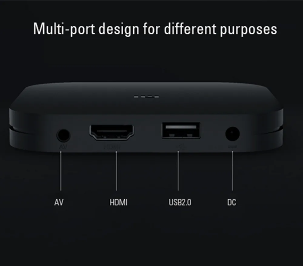Оригинальный Xiaomi Mi4C Patchwall 4 К к HDR tv Box Amlogic S905L 1 ГБ оперативной памяти + 8 rom 2 г Wi Fi BT4.1