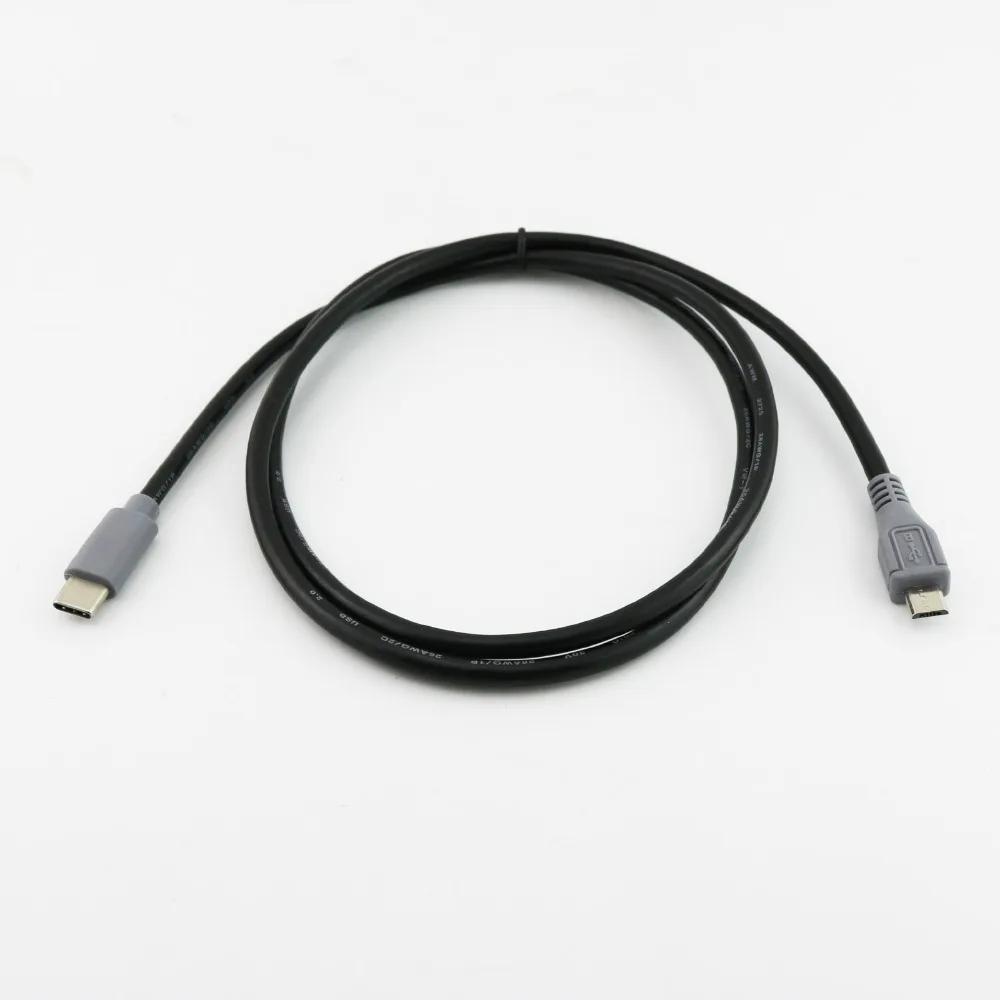 10 шт. переходник с USB Type C 3 1 папа на Micro 5 Pin B адаптер OTG кабель передачи данных для