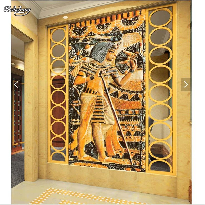 Настенная живопись для гостиной древней египетской культуры Фараона ресторана
