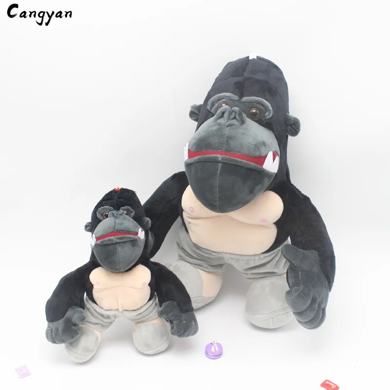 Игрушка в виде животных джунглей кукла с длинным носиком слоном гориллой