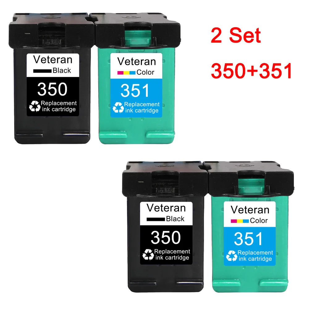 Чернильный картридж Veteran для замены принтера hp 350 351 hp350 hp351 deskjet C4200 C4480 C4580 4380 4400 C5200