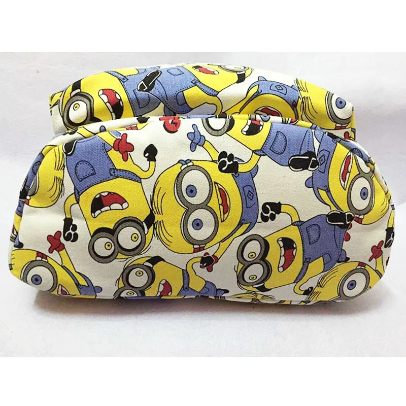 2019 Despicable Me Minion Cute Canvas Cartoon Adult Backpack School Bag Free Shipping | Багаж и сумки