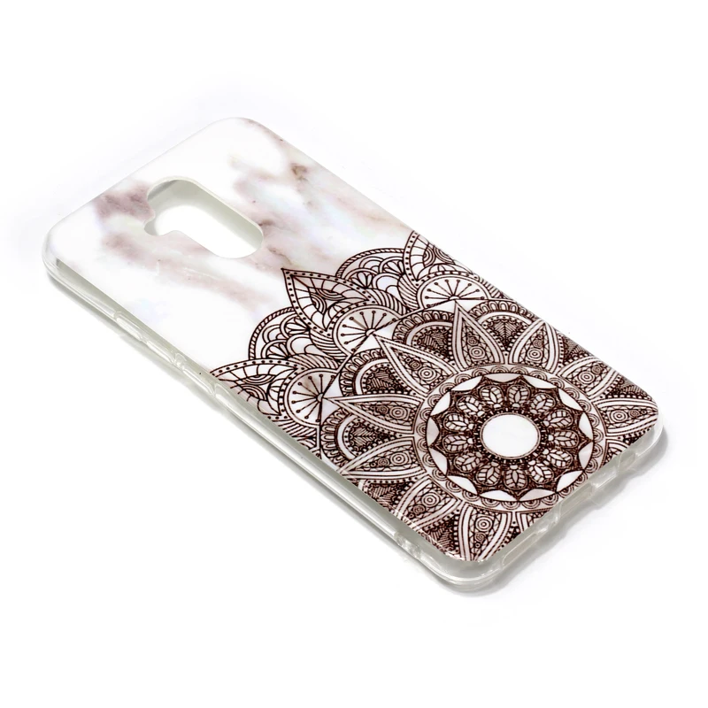 Fashion Mandala Marble Cellular Phone Soft TPU Silicone Case Cover Shell Coque Funda Hull for HUAWEI Mate 20 Lite |