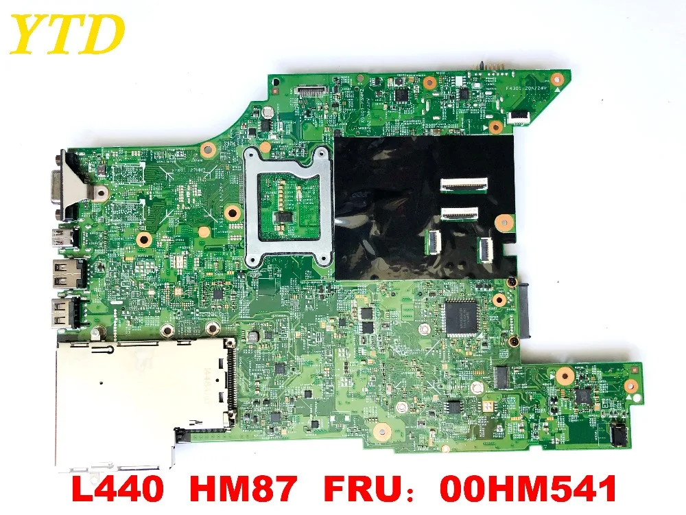 Оригинальная материнская плата для ноутбука lenovo L440 HM87 FRU 00HM541 протестирована