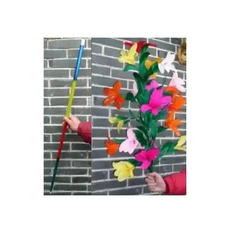 

Free Shipping Rainbow Cane To Flower - Magic Trick,Mentalism,Stage Magic,Comedy,Close Up,Flower Magia Toys,Gadgets,Joke