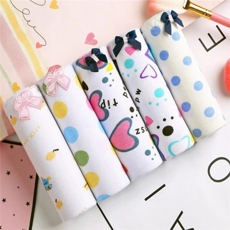 4 шт./лот детское хлопковое нижнее белье трусы для девочек однотонные Короткие с