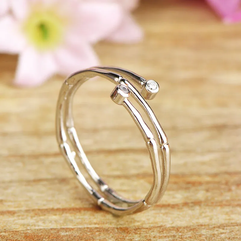 MECHOSEN Fashion AAAAA Zircon Thin Rings Quality Trust Worthy Copper Anneaux Jewelry Simple Noble Tail Women bague homme | Украшения и