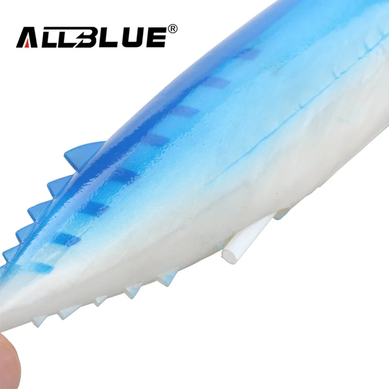 ALLBLUE приманка для ловли тунца с лодки 21 см 135 г светящаяся испанская скумбрия