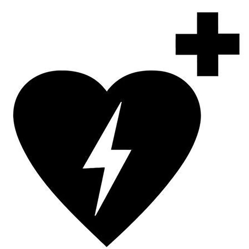 

Defibrillator Sign Home Decor Car Truck Window Decal Sticker Fashion Personality Creativity Classic Attractive