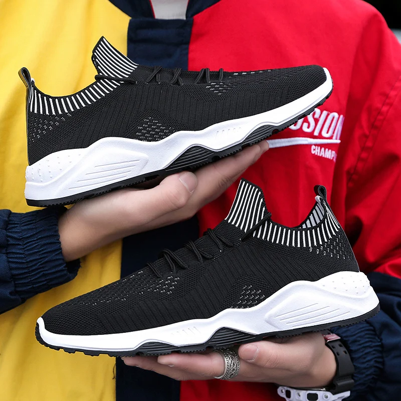 

Men's Breathable Casual Shoes Fashion Light Sneakers Man Footwear Male High Quality Comfortable Krasovki Tenis Masculino Adulto