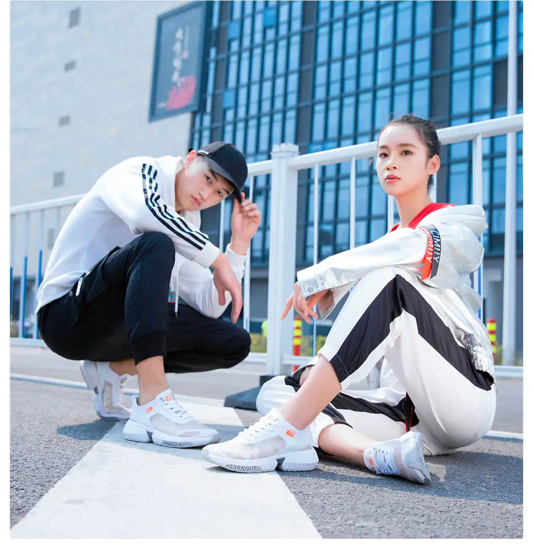 Xiaomi YUNCOO, нескользящий светильник, легкая обувь, прозрачная моно пряжа, GOODYEAR, композитная подошва, светильник, быстрая сушка, спортивная обувь