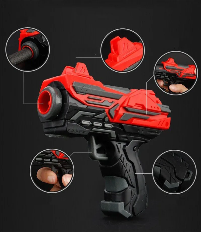 Новое поступление ручного мягкого пулевого пистолета костюм для Nerf пустотелых пуль игрушечный пистолет Дротика бластер мини игрушечный пистолет для детей