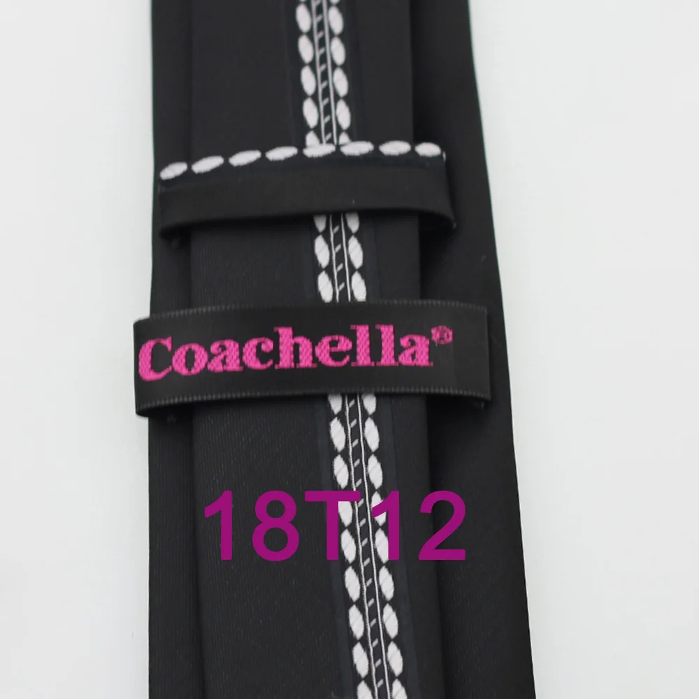 2015 Yibei Coachella Галстуки мужские черные тонкие галстуки с серебряными точками в