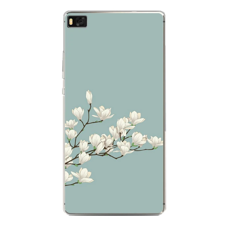Мягкий прозрачный ТПУ чехол для телефона huawei P10plus P8 P9lite honor 3c 4c 6a 7 8 9 5c Флора кошка