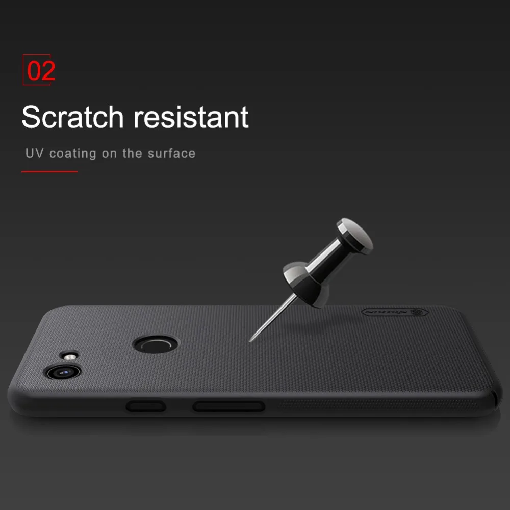 Супер матовый защитный чехол Nillkin для Google pixel 3a, Жесткий ПК, матовая задняя крышка Pixel 3a XL, Fundas, деловой чехол s