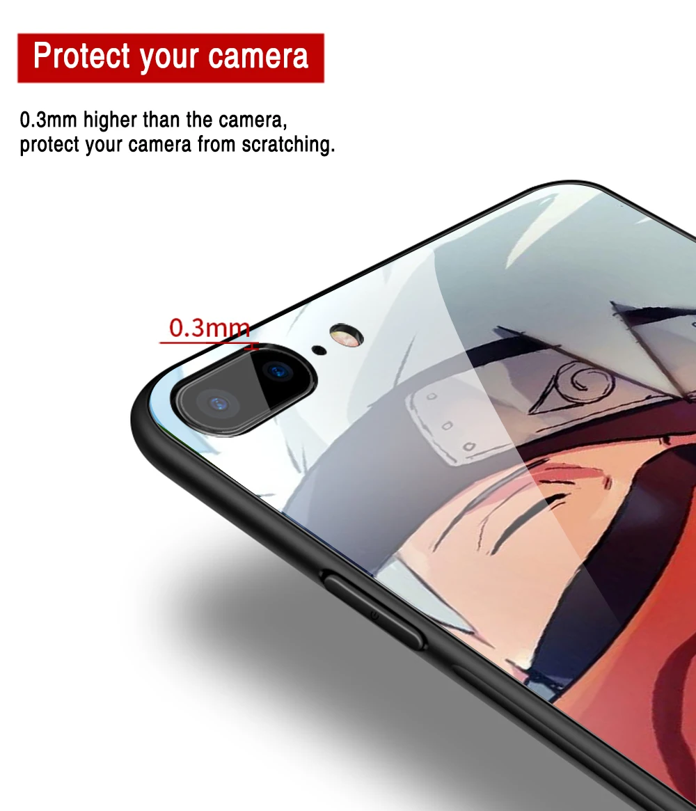 Finder чехол для чехол iphone XR героя аниме «Наруто Какаси из аниме «закаленное Стекло жесткая накладка на заднюю панель для iphone 6, 6 S, 7, 8 plus X XR XS MAX 11 pro max