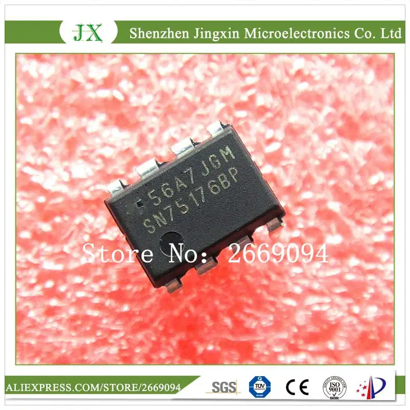 

100 шт. SN75176BP DIP8 SN75176 DIP 75176 Новый и оригинальный IC