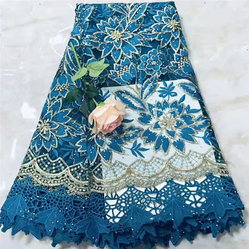 Новейшее Африканское сухое кружево ткань высокого качества швейцарская вуаль