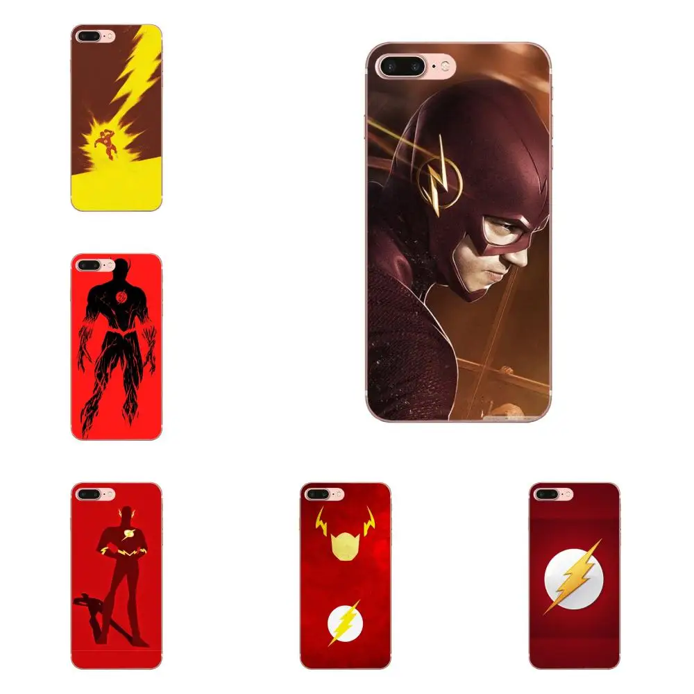 Супер герой флэш DC Comics логотип для Galaxy J1 J2 J3 J330 J4 J5 J6 J7 J730 J8 2015 2016 2017 2018 мини Pro мягкий