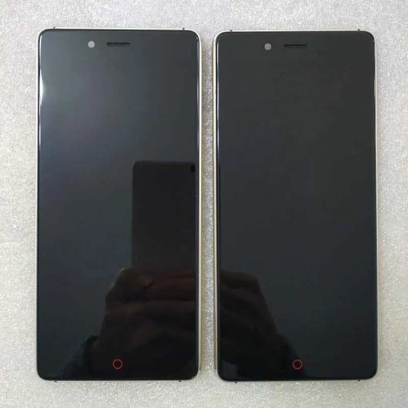 5,5 дюймов абсолютно для zte Nubia Z11 Nx531J ЖК-экран+ кодирующий преобразователь сенсорного экрана в сборе+ черная рамка