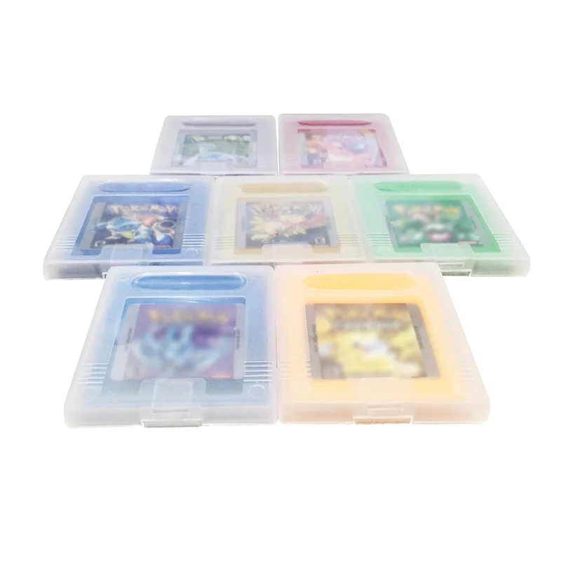 PokemonSeries 7 цветов видео игровая карта картридж версия на английском языке|Запасные