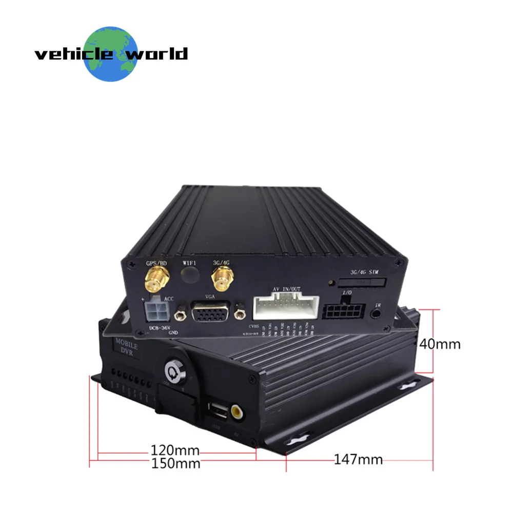 1080P AHD 2.0MP прицеп грузовик такси автомобиль школьный автобус 4Ch GPS 3G 4G Двойная sd