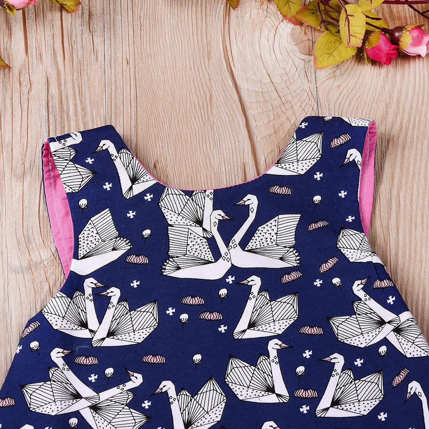3PCS Clothes Newborn Baby Girls Kids Swan Romper Tops+Tutu Shorts Pants Outfits | Мать и ребенок
