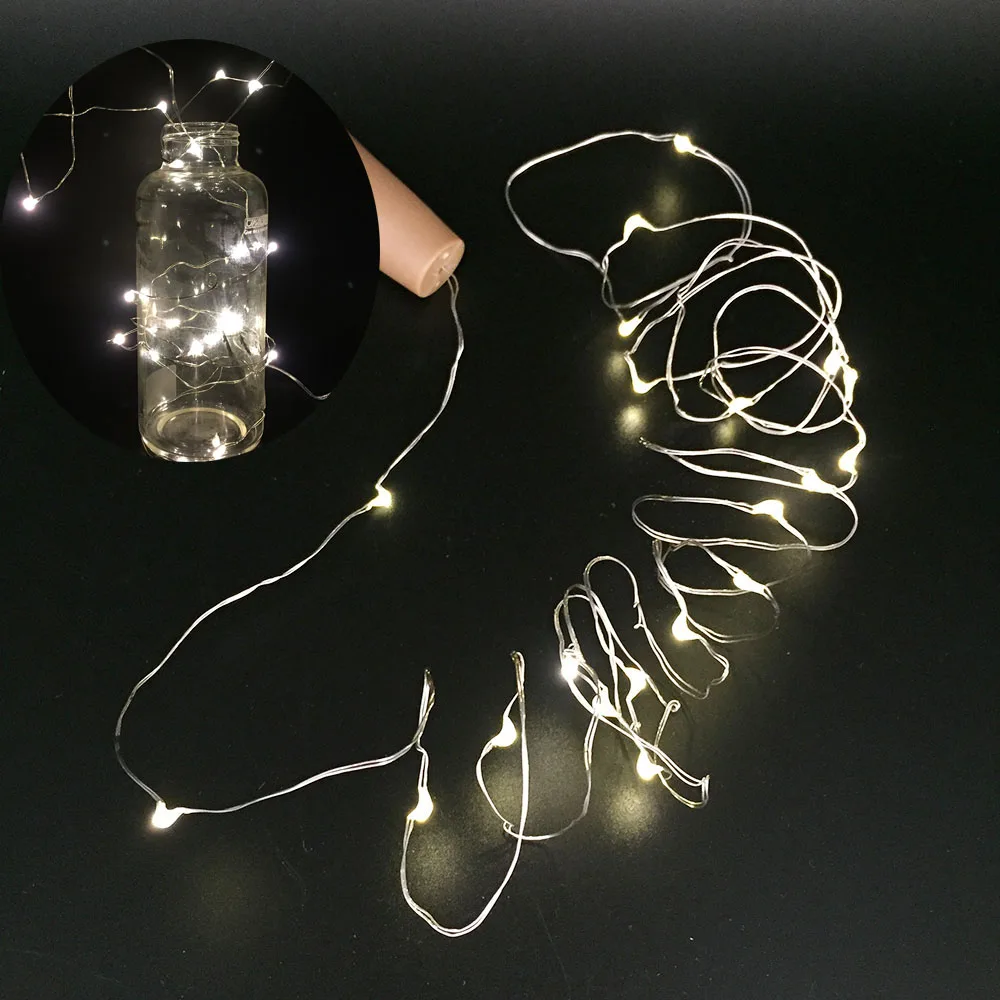 Пробки для вина в форме гирлянды светодиодные светильник 10 светодиоды 20