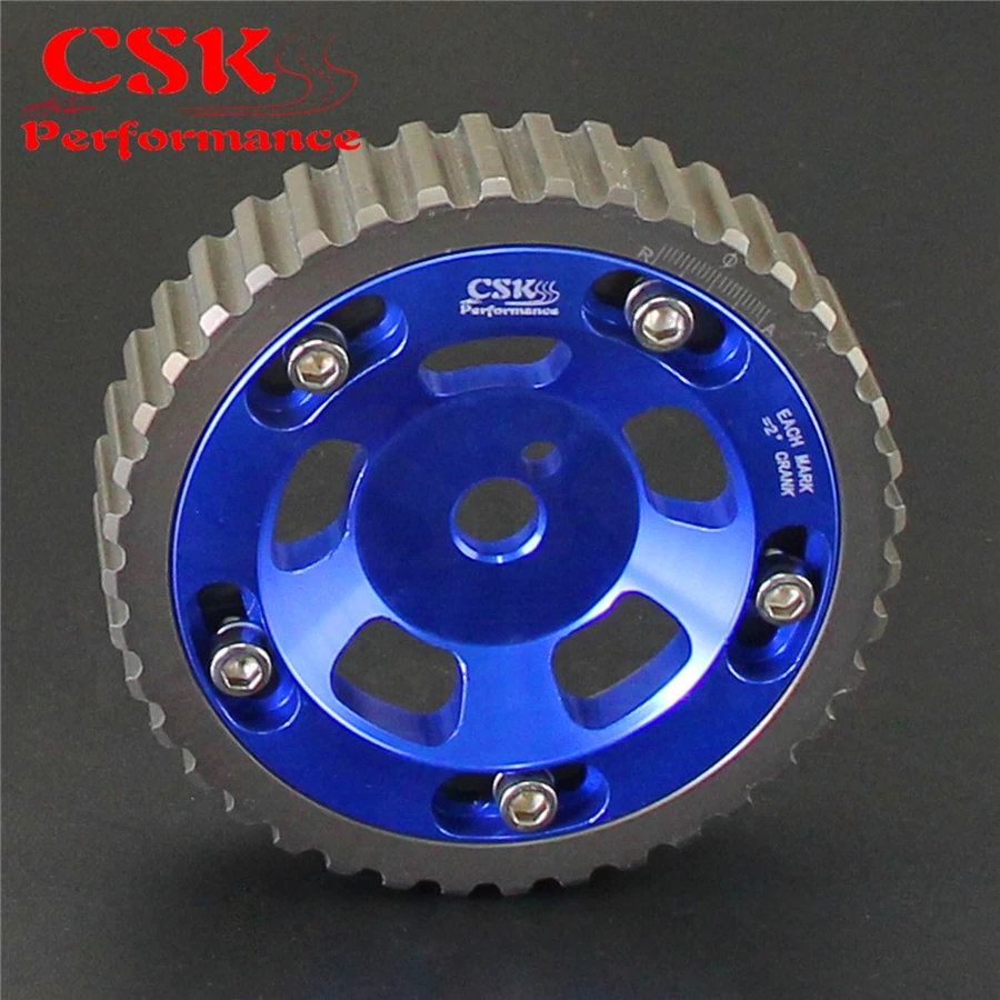 

Adjustable Single Cam Gear Sprocket Fits For Mitsubishi Mirage 4G15 1.5L Engine Blue