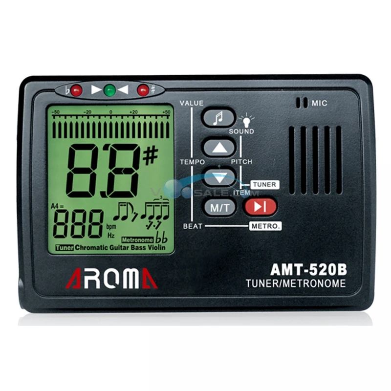 AMT 520B Aroma Metro тюнер метроном и тональный генератор 3 в 1 AMT520B для хроматической