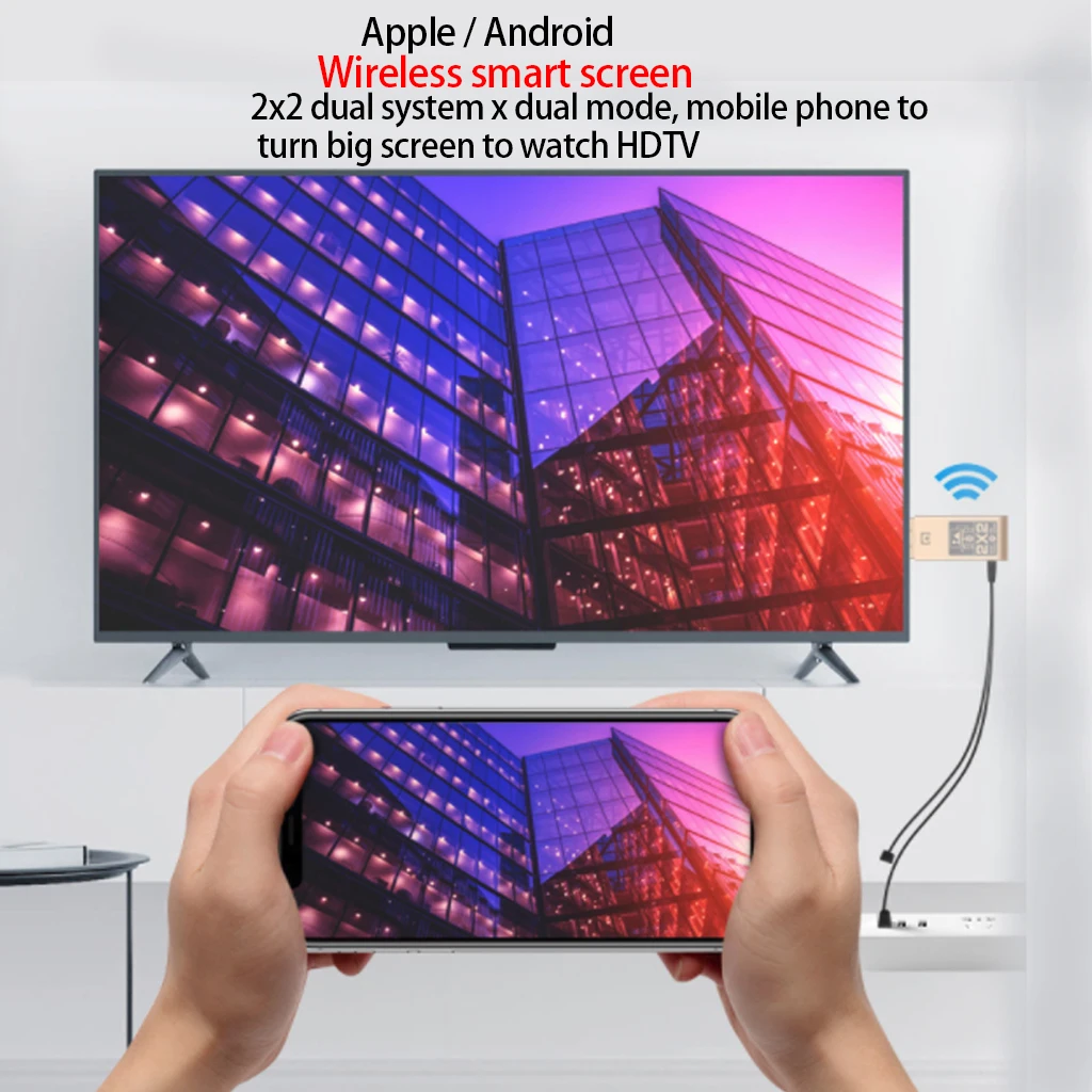 Беспроводной HDMI адаптер беспроводной приемник Wi-Fi ключ Wi-Fi дисплей iPhone адаптер iOS Android Windows tv Miracast HDMI ключ