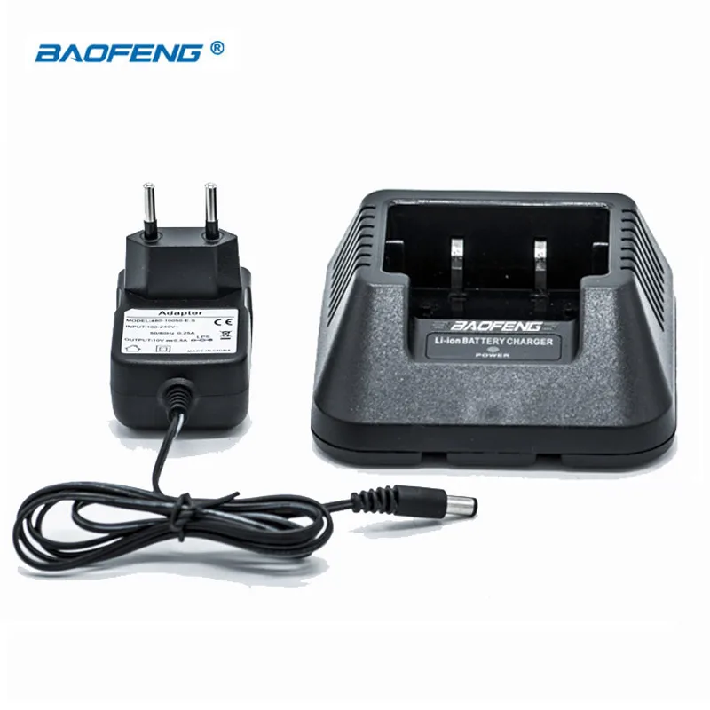Baofeng портативная рация, UV-5R, оригинальное зарядное устройство, все новые UV 5R, настольная зарядная станция для UV-5R 5RE 5RA, 100V~ 240 V, EU разъем питания