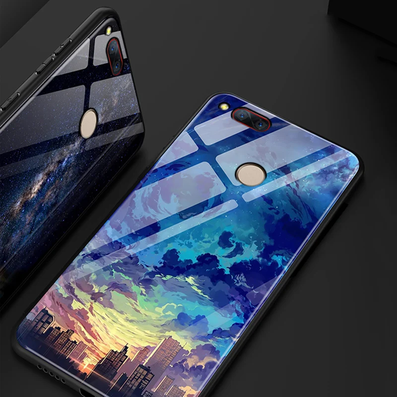 Чехол для Nubia Z17 Mini, роскошный чехол из закаленного стекла+ мягкая задняя крышка с краями 5,2 ''для Nubia Z17Mini z 17 mini, чехол для телефона s shell