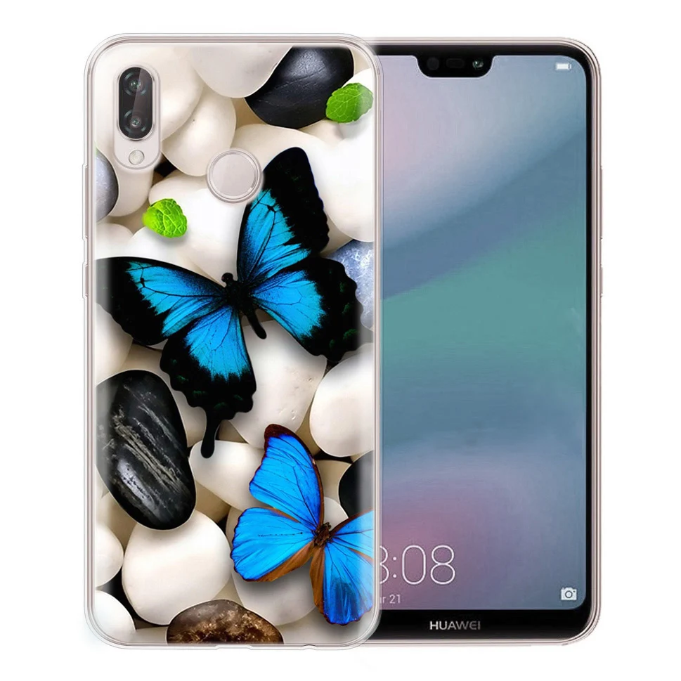 Чехол для Huawei Honor 7A 8A 8X 8C 9 10 Mate 20 P9 P10 lite/P8 Lite Y5 II Nova 3 Мягкая Краска TPU smile face Cover AC076 |