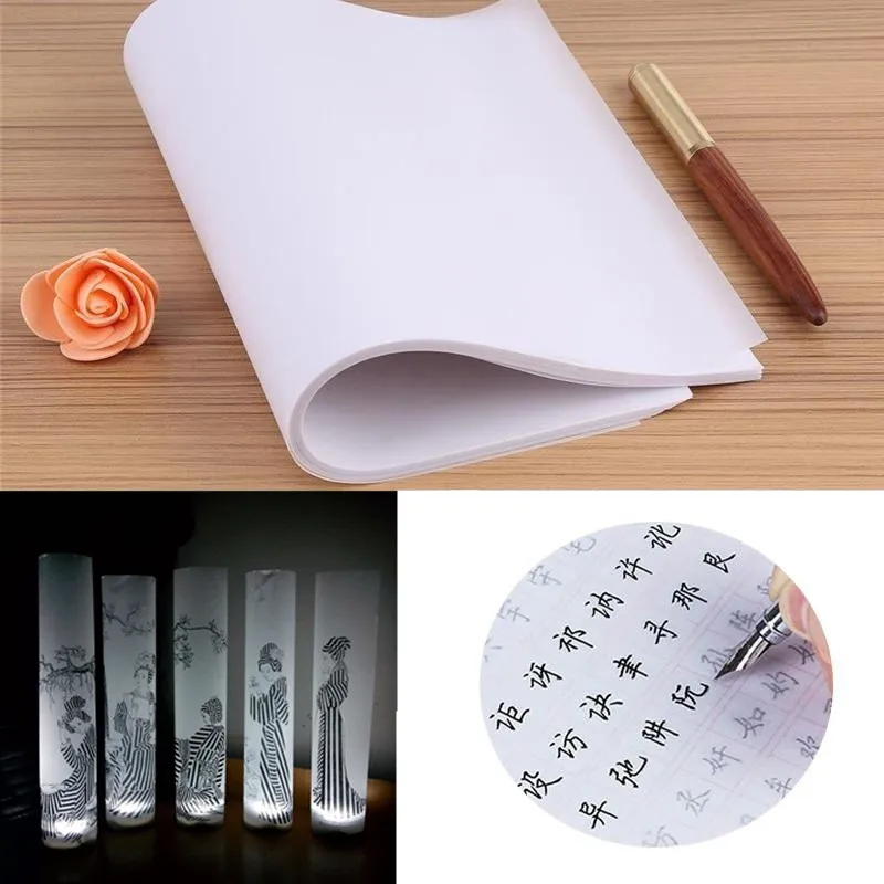 100 шт. A4 серной кислоты прозрачный отслеживания Бумага DIY копирования каллиграфия