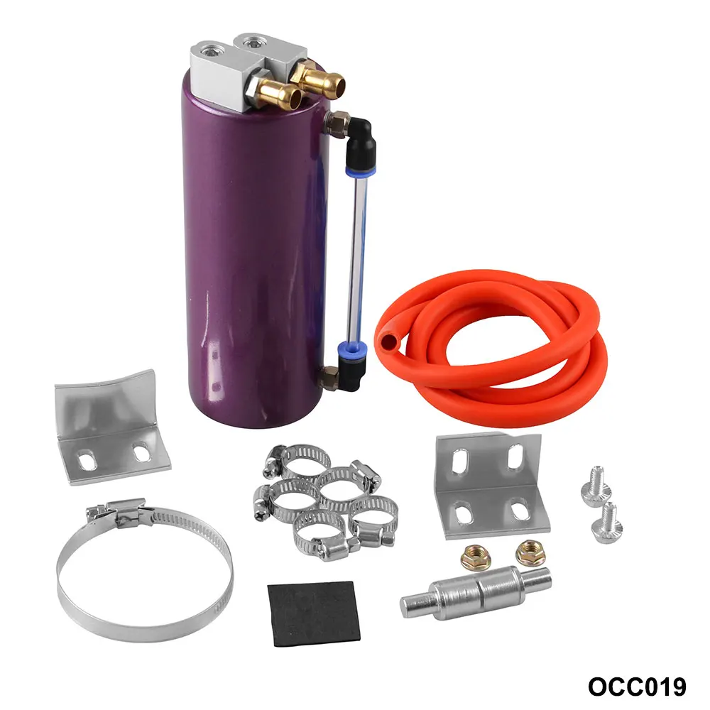 GRT-Бесплатная доставка алюминиевый бак для гонок 350 мл Круглый резервуар масла