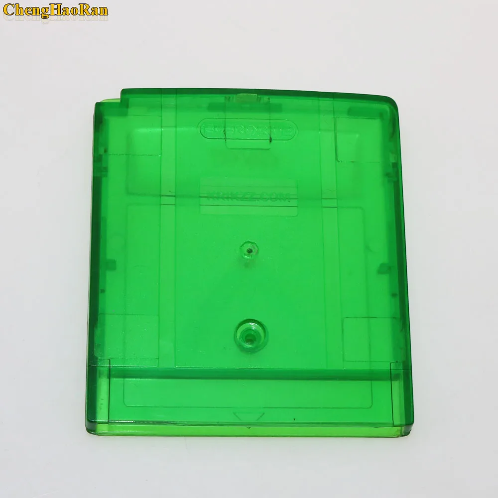 ChengHaoRan 10 шт Серый прозрачный зеленый чехол для игровой карты GB GBC GBA SP картридж