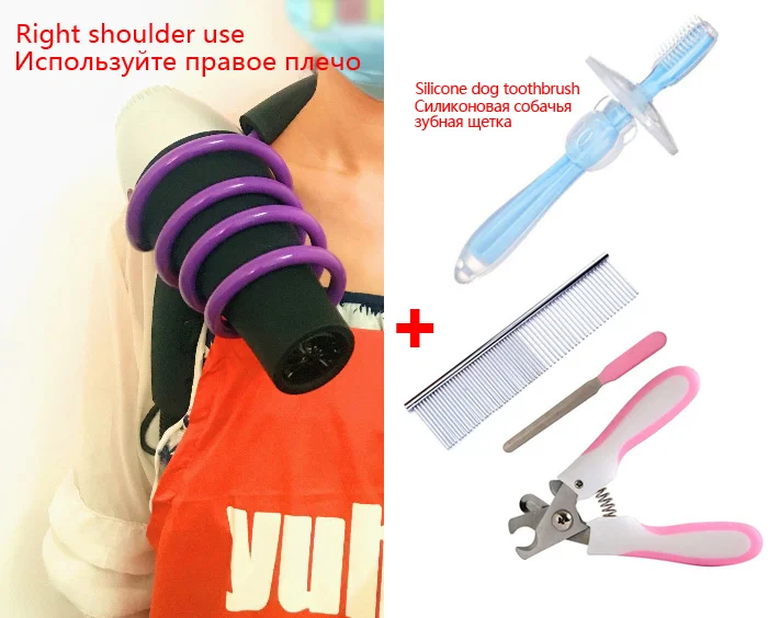 1pcs and accessories Висячая Шея собака фен кронштейн, животное косметолога уход выделенная анти-кривая шея, аксессуары для собак усилие и легкость стенты - Цвет: 1pcs and accessories