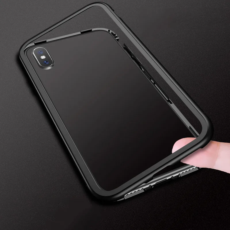 Магнитный чехол для телефона OPPO R9 R9S R11 R11S плюс FIND X Coque Роскошные Магнит задняя