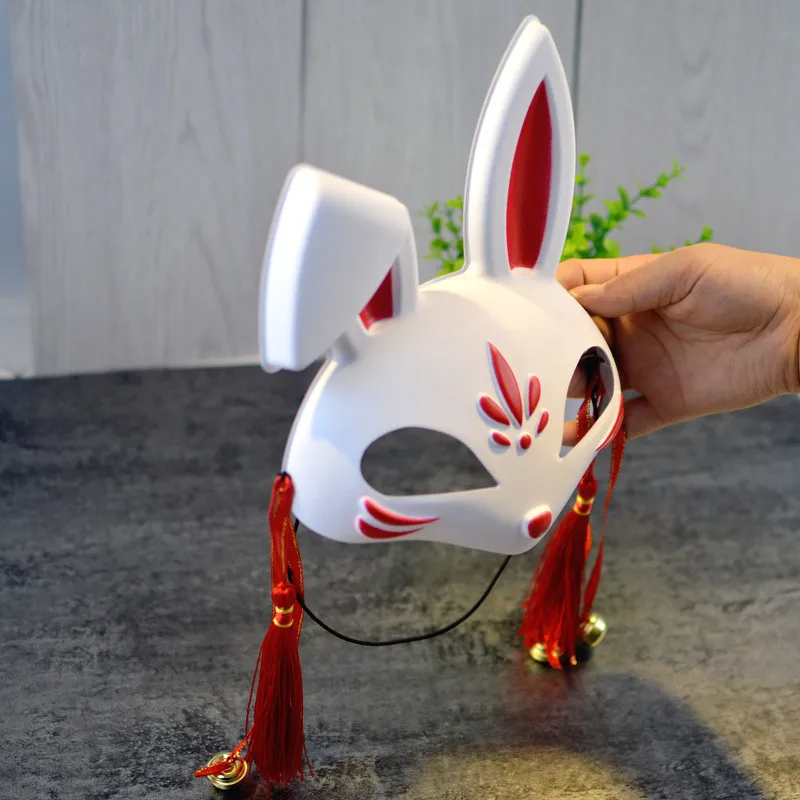 Креативный diy Милая маска кролика леди полное лицо Хэллоуин лиса кошка для