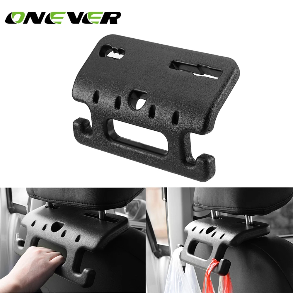 Onever Автомобильный подголовник для сиденья вешалка складной крюк защитные