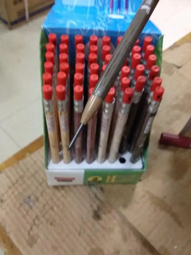 12 шт. механический карандаш для теста специальная ручка пресс-форма 2B карандаши