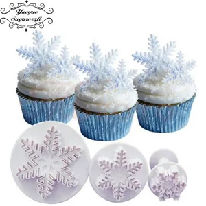 Yueyue Sugarcraft Снежинка, пластиковый резак для помадки, форма для торта, инструменты для украшения тортов из мастики, sugarcraft