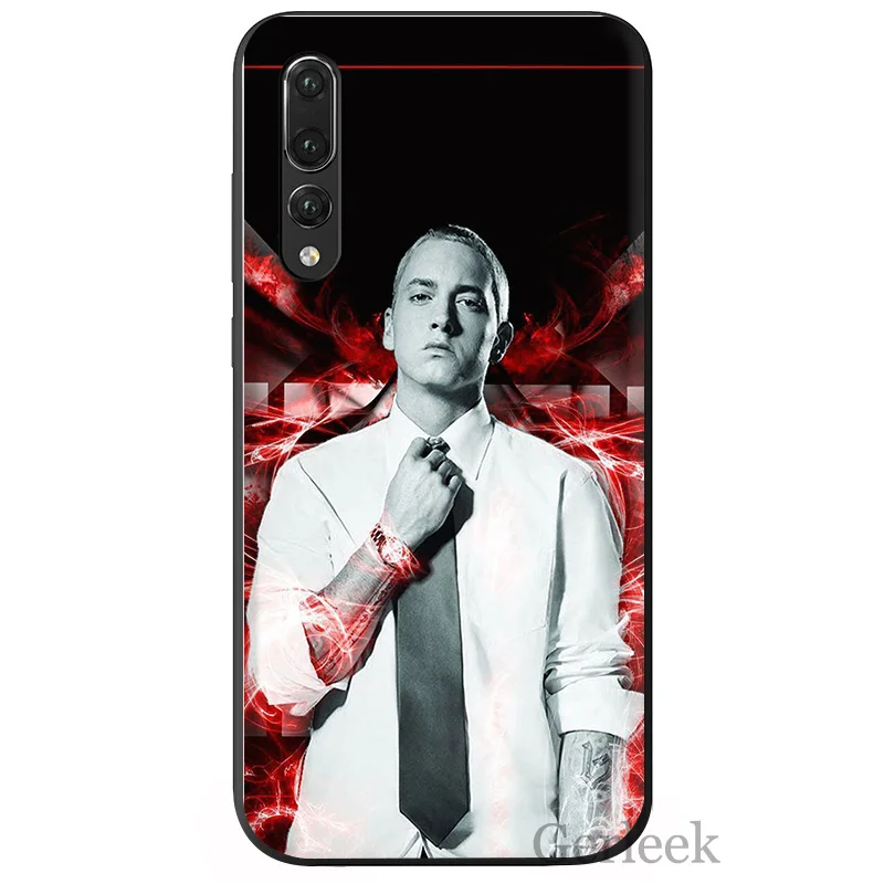 Чехол для мобильного телефона хип-хоп рэпер Эминем рэп для huawei P Smart P30 P8 P9 P10 P20 Lite Pro - Цвет: B9