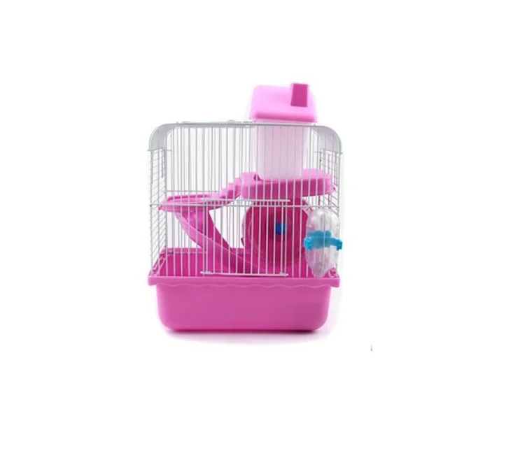 pink 2 FLOOR А1 принадлежности для хомяка игрушка маленький замок клетка трехэтажный маленький замок трехлинейный вилла paddock принадлежности для хомяка AP10081025 - Цвет: pink 2 FLOOR