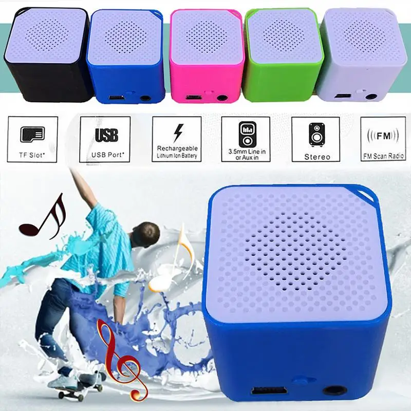 Мини USB 2 0 MP3 музыкальный плеер Поддержка 16G TF карта динамик|mp3 music player|music playermp3 |