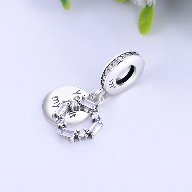 Original 100% 925 Sterling Silver Charm Bead Ice Carving Pendant Charms Christmas Fit Bracelet Women DIY Jewelry | Украшения и