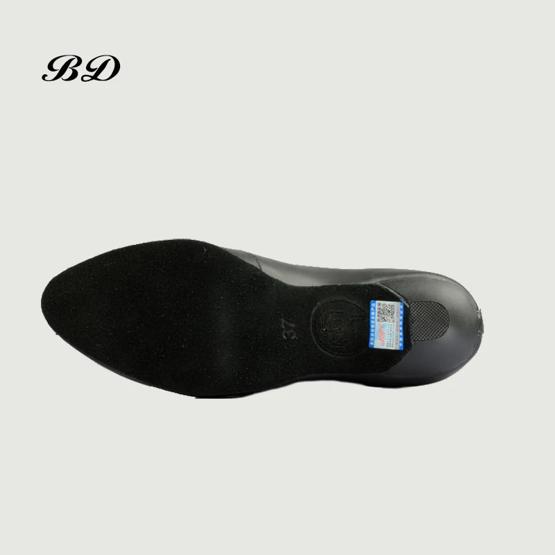 BD T58 Dance Shoes Ballroom Women Latin shoes Dancing WOMAN SHOE Tango Genuine Leather Straight Sole HEEL 7 CM Lace Modern JAZZ