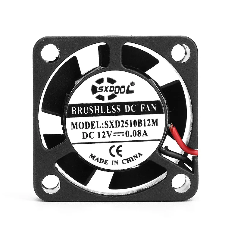 Brand New SXDOOL SXD2510BM mini small 25mm DC 12V brushless axial colling fan 2-wire lead | Компьютеры и офис