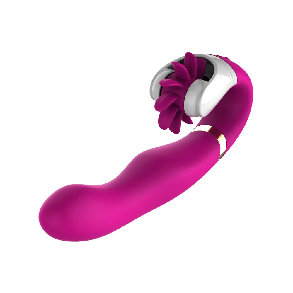 12 скоростей вращения оральный секс язык игрушка Лизун G Spot фаллоимитатор